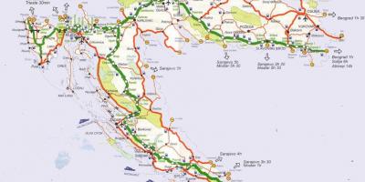 مفصلة خريطة الطريق كرواتيا